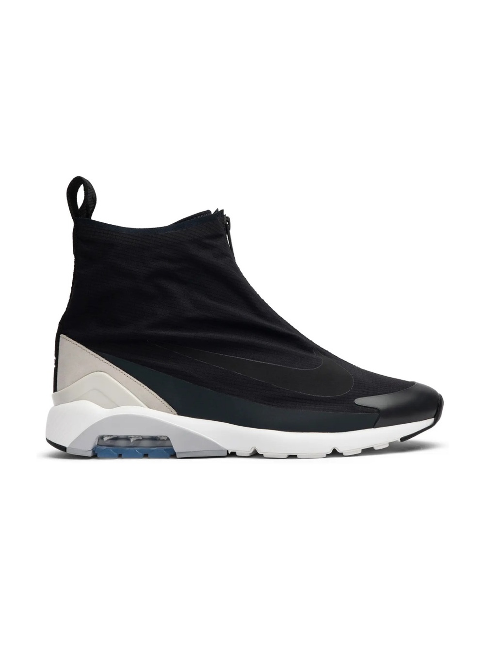 Nike x AMBUSH Men’s Airmax 180 2019 Black High-Top Zip Slip-On Sneakers